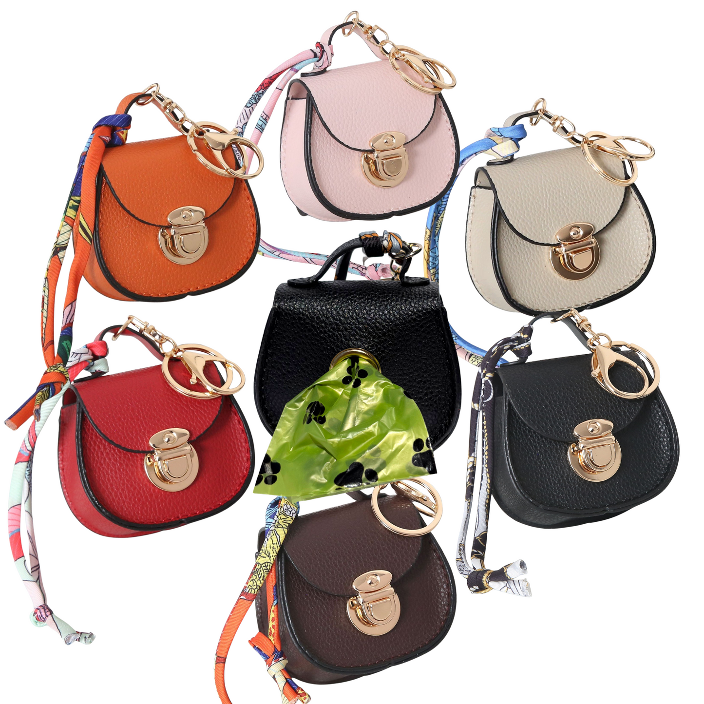 Dog poop bag holder all colors