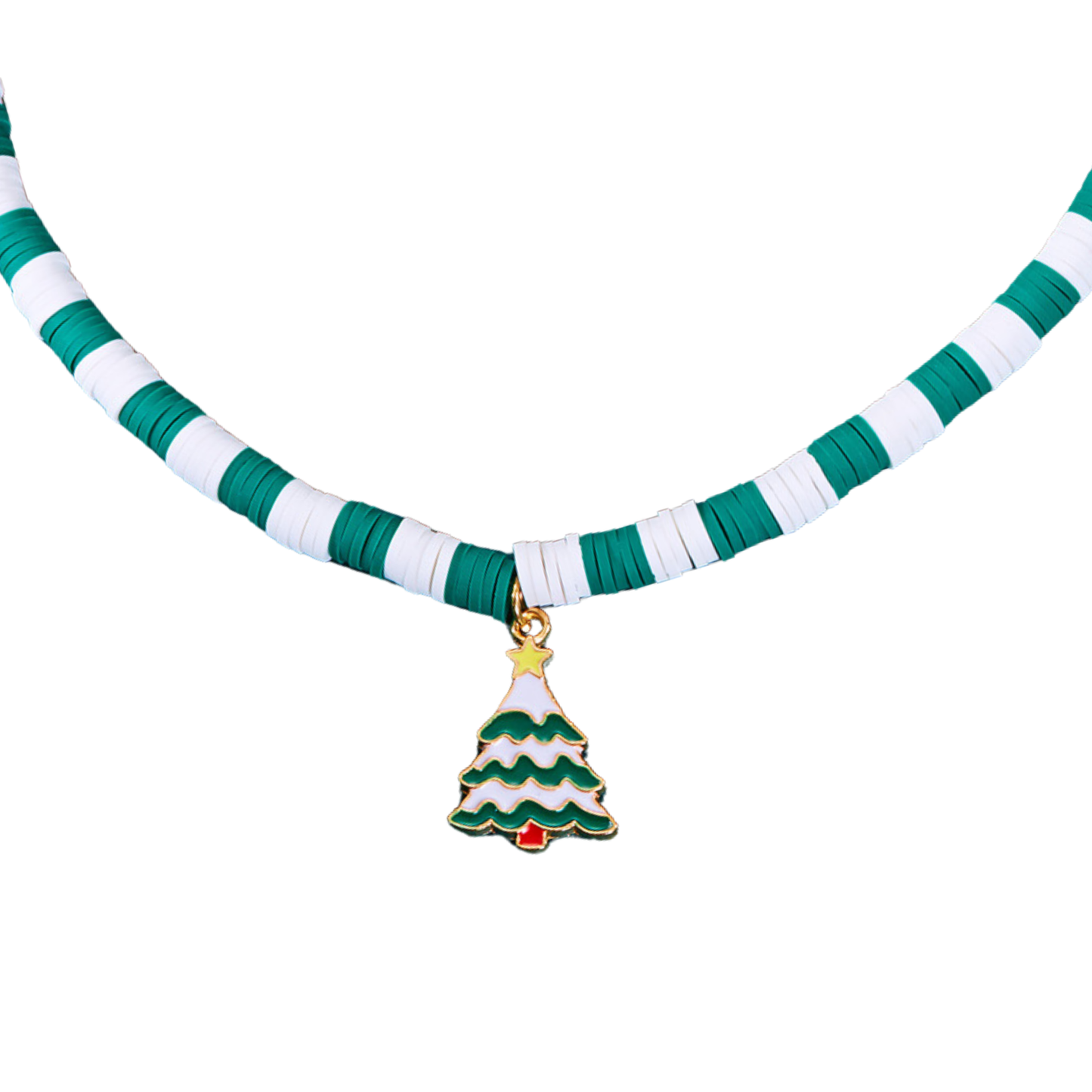 Clip-On Christmas Necklaces for Interchangeable Beaded Collar